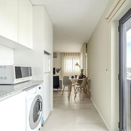 Flat By House And People *