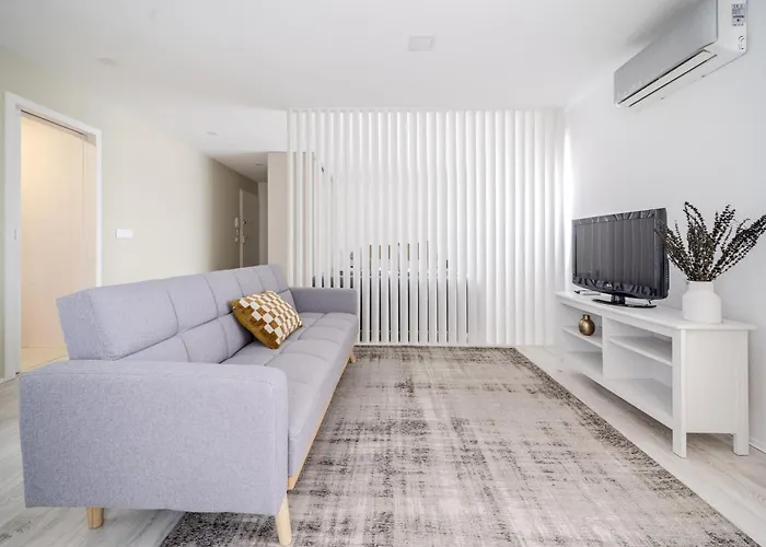 Flat By House And People *